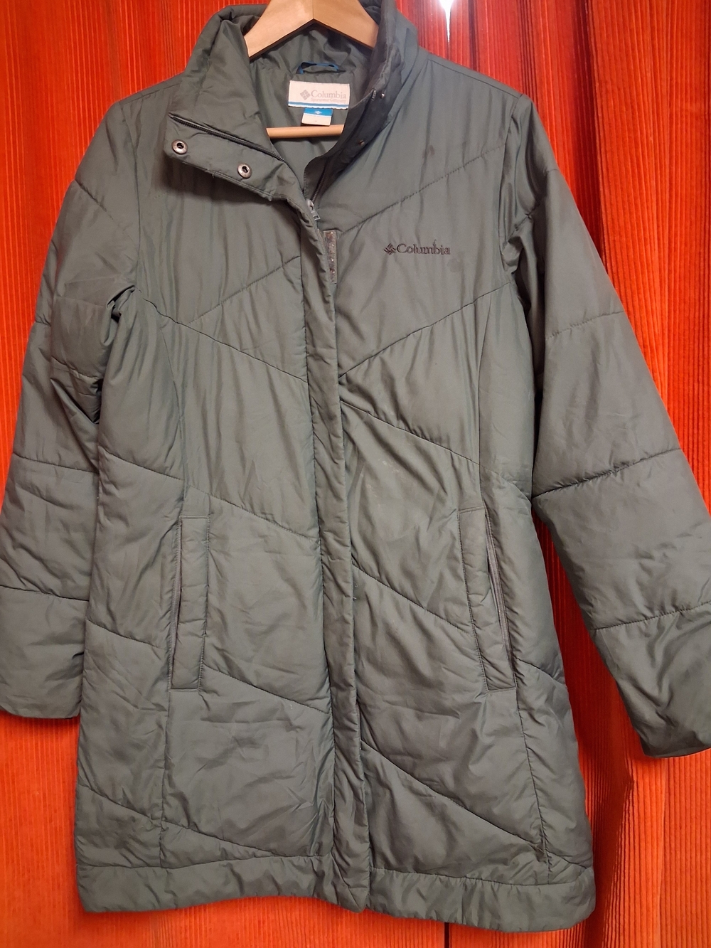 Columbia Women's Olive Green Quilted Insulated Coat